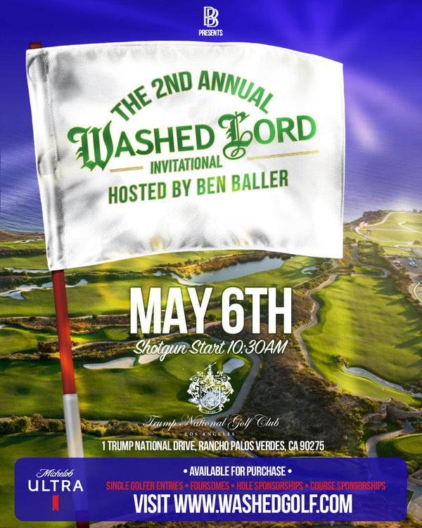 WASHED LORD INVITATIONAL 2024 - MAY 6TH (Trophy Room Sponsor)